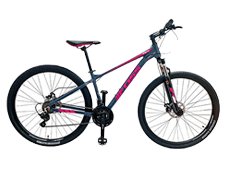 Bicicleta FOSS aro 29 Aqua Grey/Fuchsia Aluminio 21 Vel.