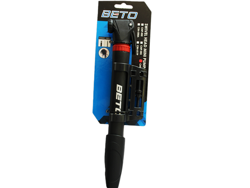 Inflador Para Bicicleta Beto Cabezal Movil Cmp-004